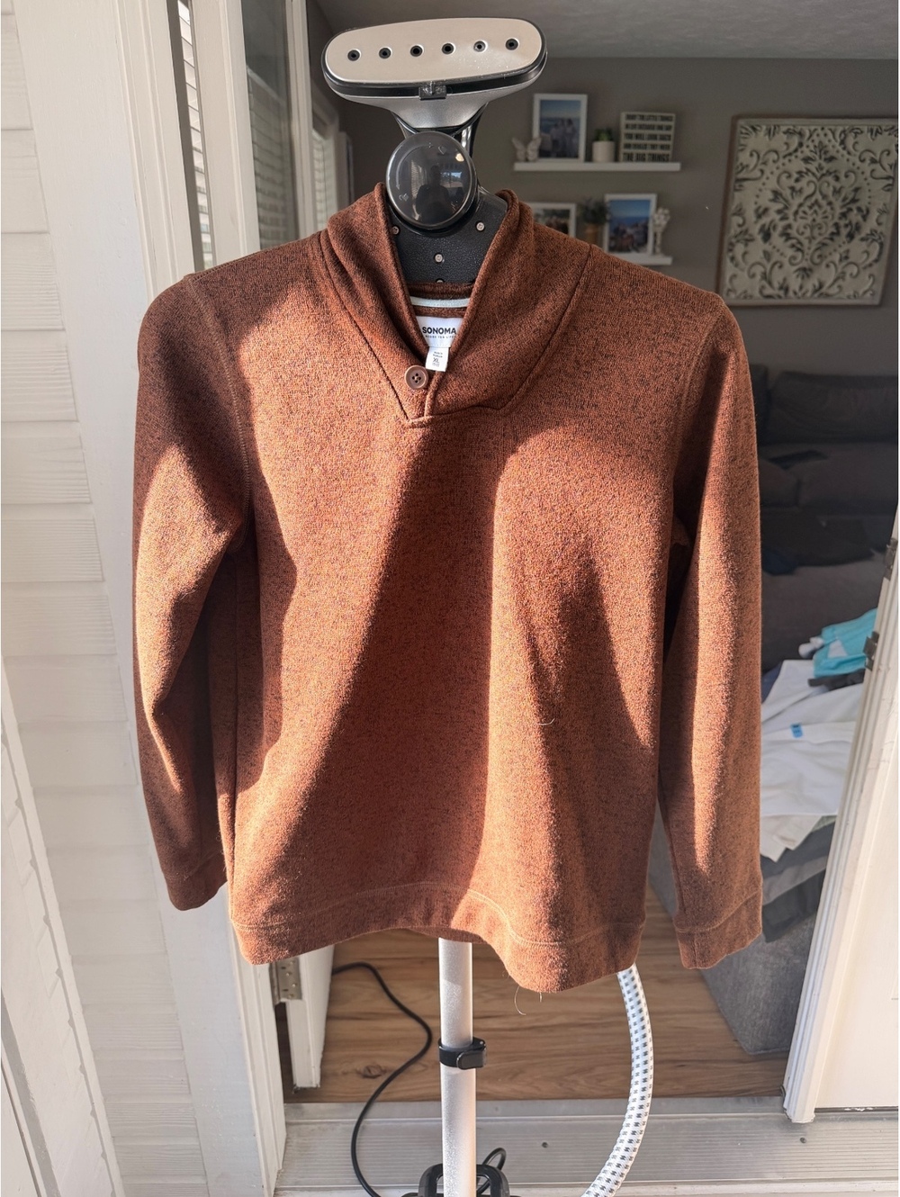 Sonoma brown knit pullover